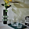 China Stocked embossed glass Bedside Water Carafe Set Supplier